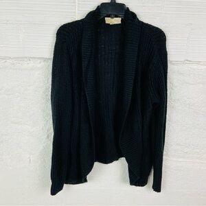 Sauci Classic Black Open-Front knit sweater Cardigan size 3X